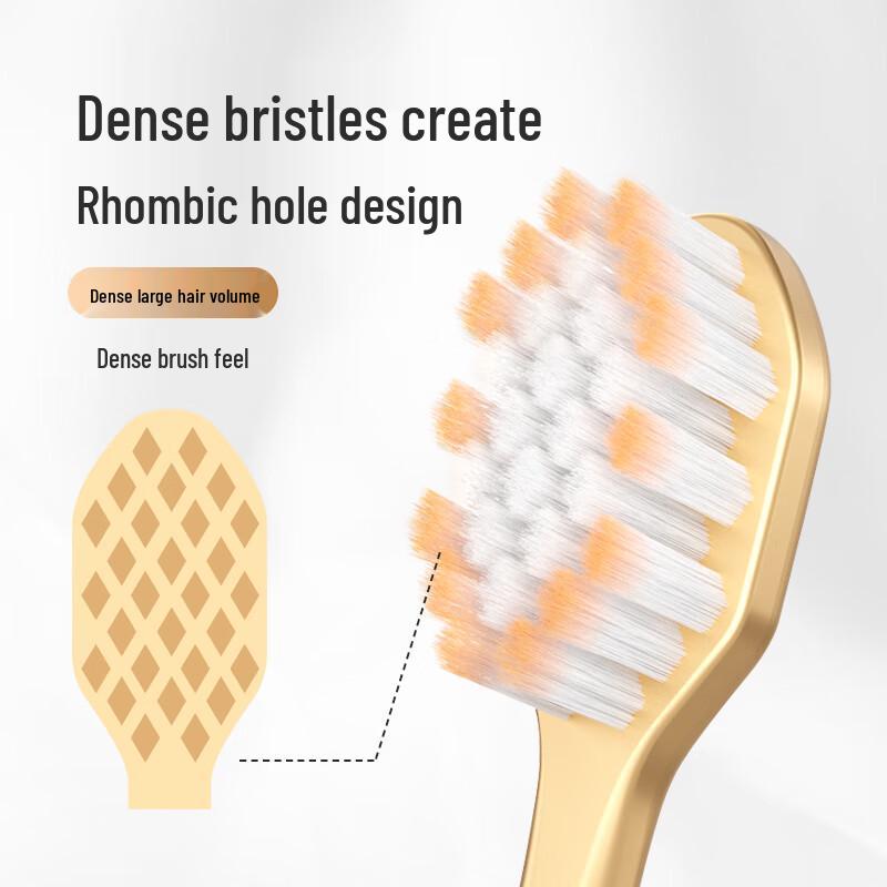 Qi Jing Soft Bristle Adult Toothbrush - 6 Pack