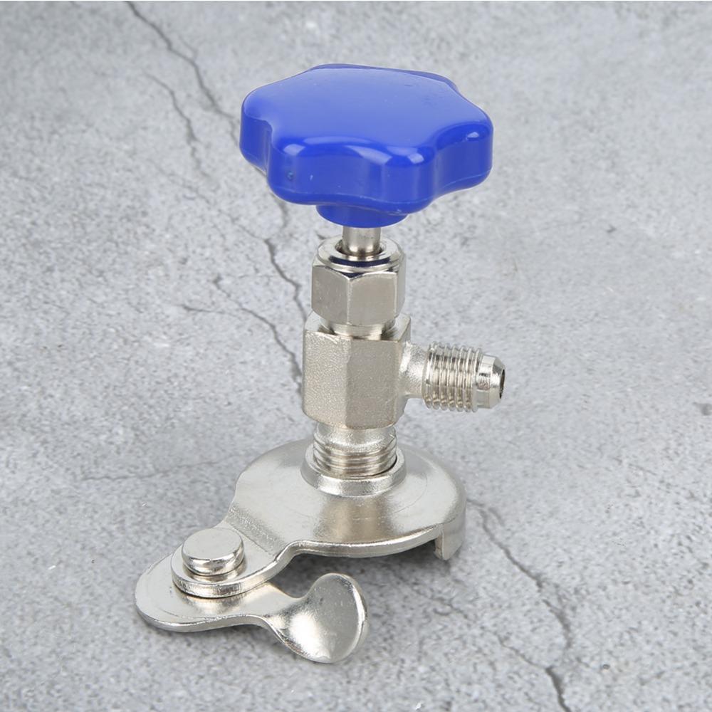 R12 R134A Compatible Dispensing Valve Tool Can Tap Valve  Automotive AC Refrigerant Charging
