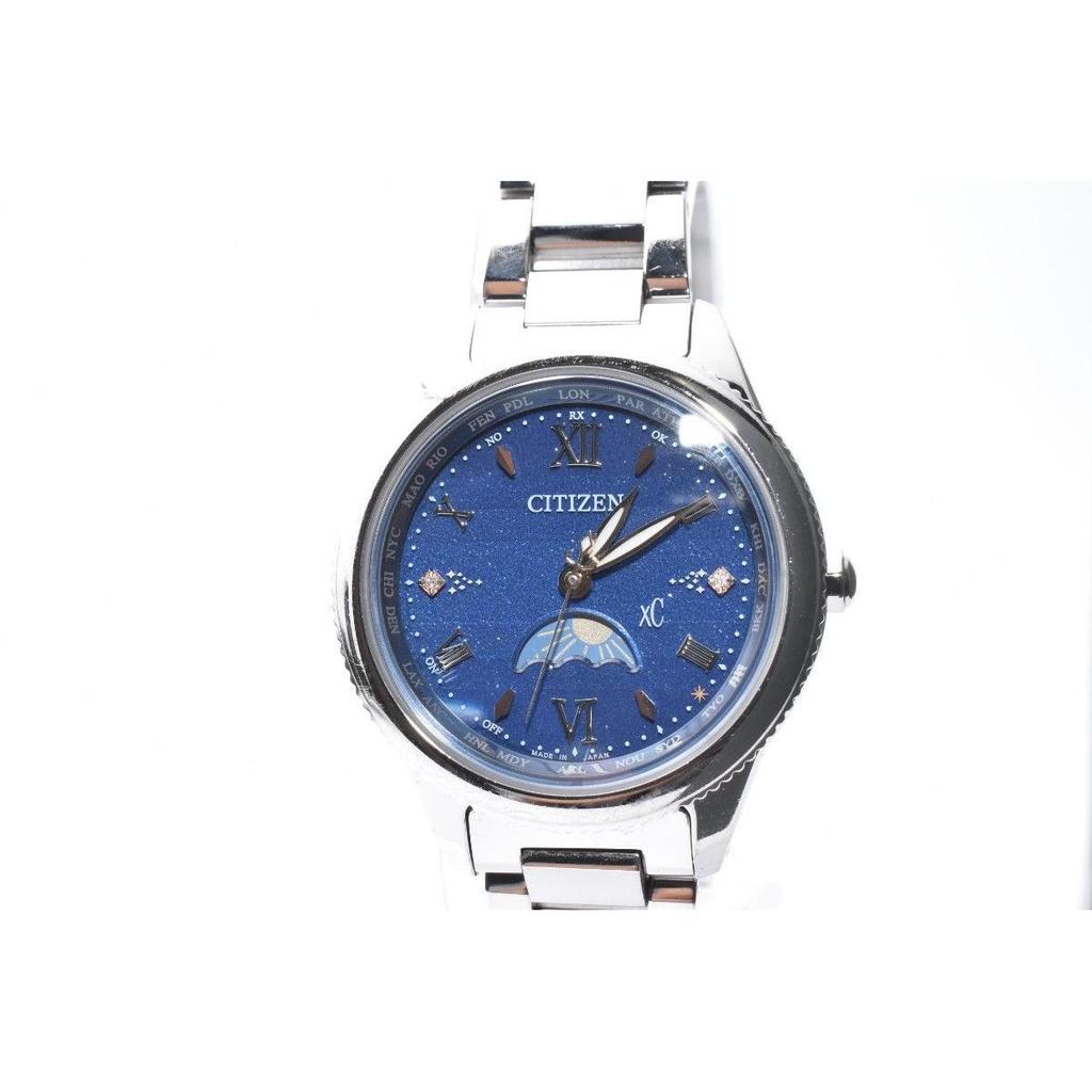 Used CITIZEN H296-T027261 Blue Dial Ladies Watch