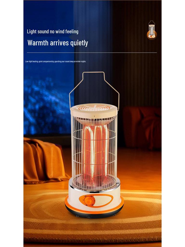 Compact Electric Birdcage Heater: Energy-Saving Fire Pit for Home & Office, Fast Tea Brewing & Efficient Heating