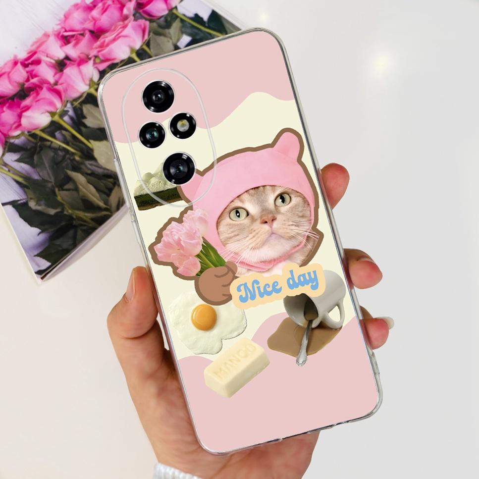 For Huawei Honor 200 6.7"Case Cute Cartoon Panda Astronaut Soft Silicone TPU Cover For Honor 200Pro Honor 200 Lite 5G Phone Case