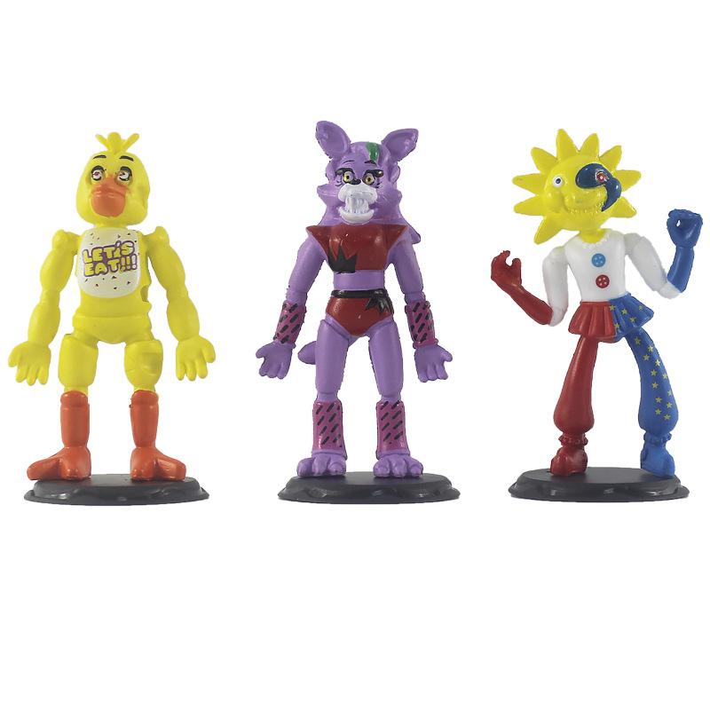 Cake-Themed Figurine Model 9.5-10.5cm with Base 6 Styles Individually Bagged Toy Collectible Gift for Desk Decor