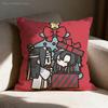 Mo Dao Zu Shi Pillow Case Print Polyester Fiber 40X40 Cm Home Sofa Throw Cushion Cover Decoration
