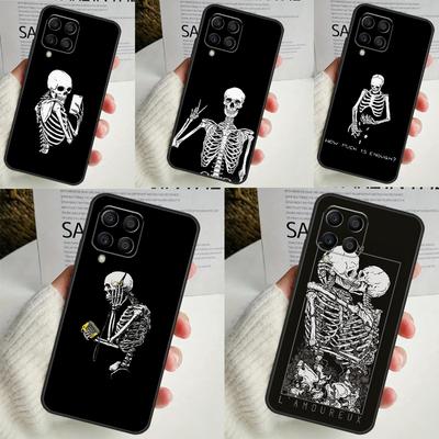 Aesthetics Skeleton For Samsung Galaxy M55 M15 M13 M33 M53 M20 M30s M31s M12 M32 M52 M11 M51 M14 M34 M54 Case