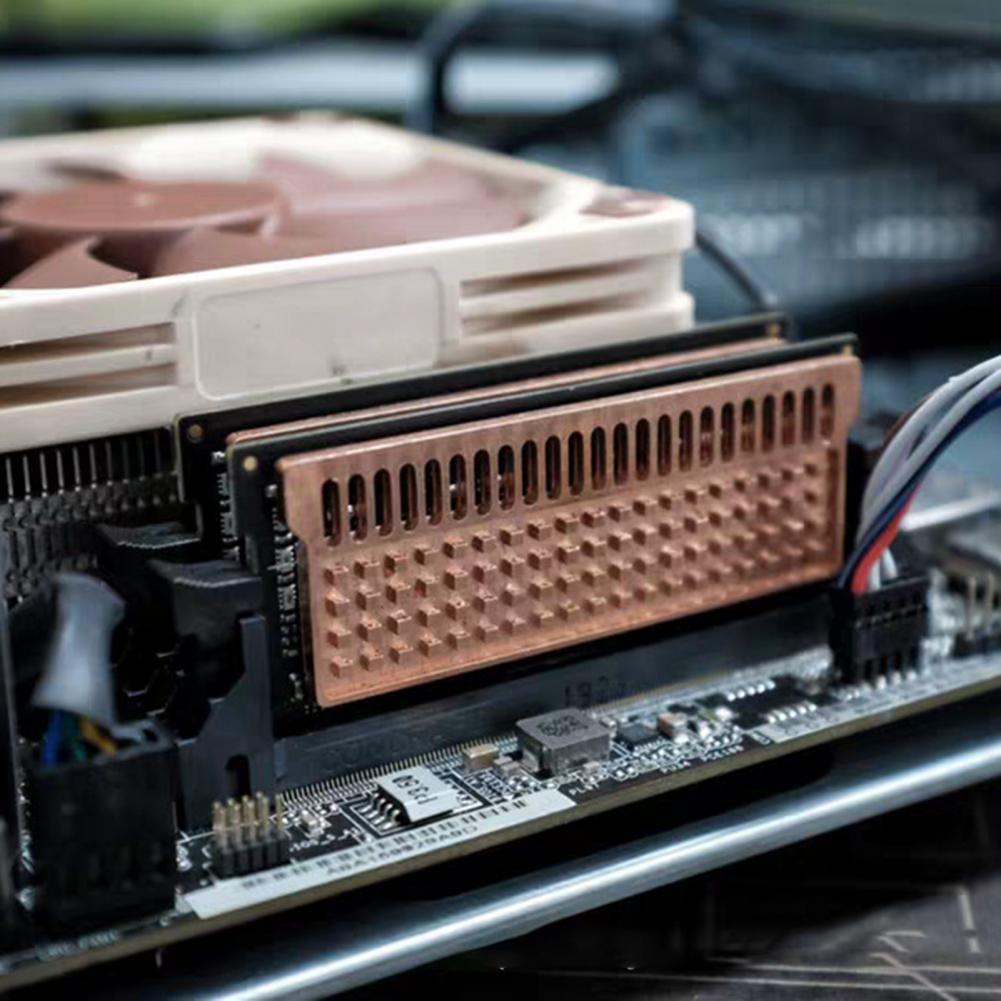 Laptop Heatsink Memory Module Heat Dissipation Pure Copper Heatsink Cooler Radiator Laptop RAM Cooling