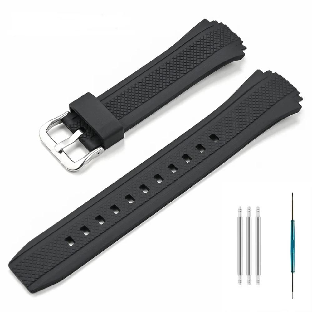 Per Casio Serie EDIFICE Cinturino di Ricambio EF-552 in Resina Cinturino Impermeabile Cinturino da Polso in TPU Braccialetto Sportivo