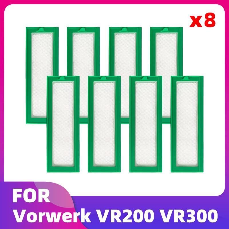 Совместимый Запасной Комплект для Пылесоса Vorwerk Kobold VR200 VR300 Основная Щетка-Валик Вращающаяся Щетка HEPA Фильтр Упаковка