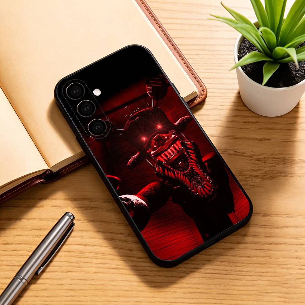 F-Five N-Nights at Freddy's FNAF  Phone Case Black Silicone Soft For Samsung Galaxy A73,A72,A71,A70,A53,A52,A51