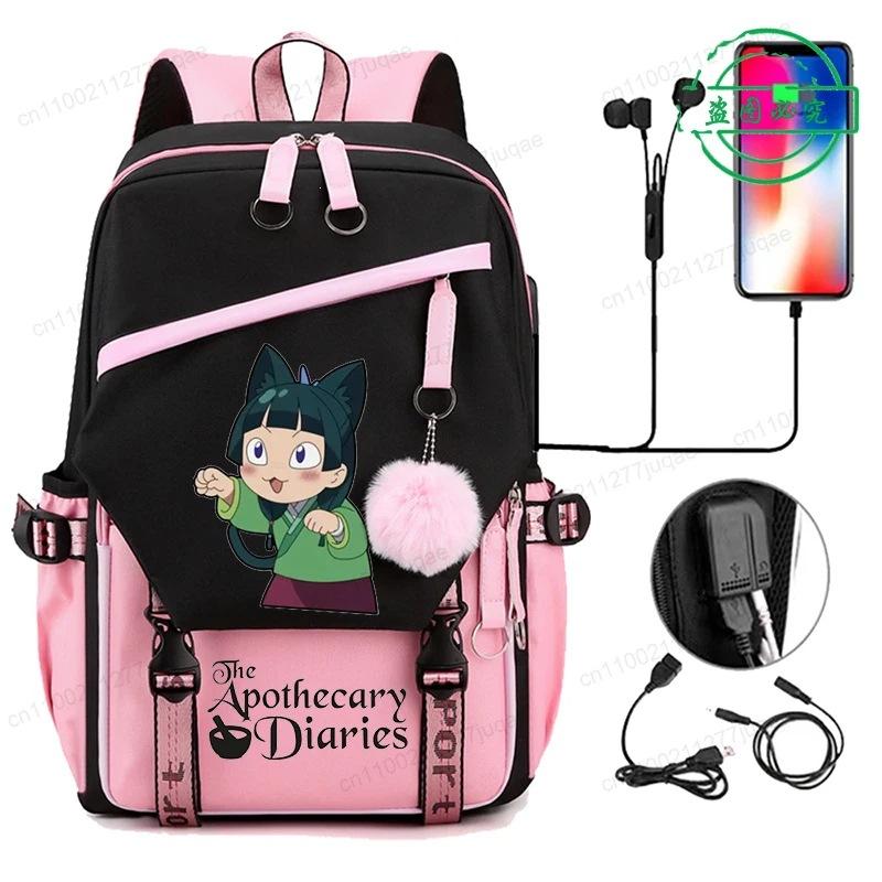 De Apothekersdagboeken Anime Cosplay Rugzak Studenten Schooltas Cartoon Boekentas Laptop Reizen Rugzak Buiten Kinderen Cadeaus