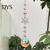 Decorative Balcony Suncatchers Faux Crystal Sun Catcher, Hanging Prism Suncatcher, Snowflake Rainbow Maker Pendant Decor for Home Window, Christmas