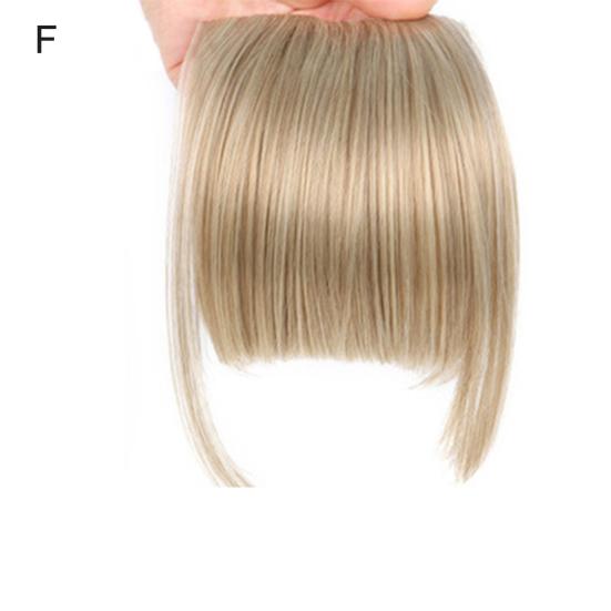 Gefälschte Ponyfransen, nicht abwerfbar, angenehm zu tragen, flauschig, glatt, weich, nahtlos, elegante Damen-Frontfransen, Air-Pony, Modellierzubehör