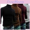 Bequemer Herren Rollkragenpullover Langarm Stretch Warm Jumper für jeden Anlass