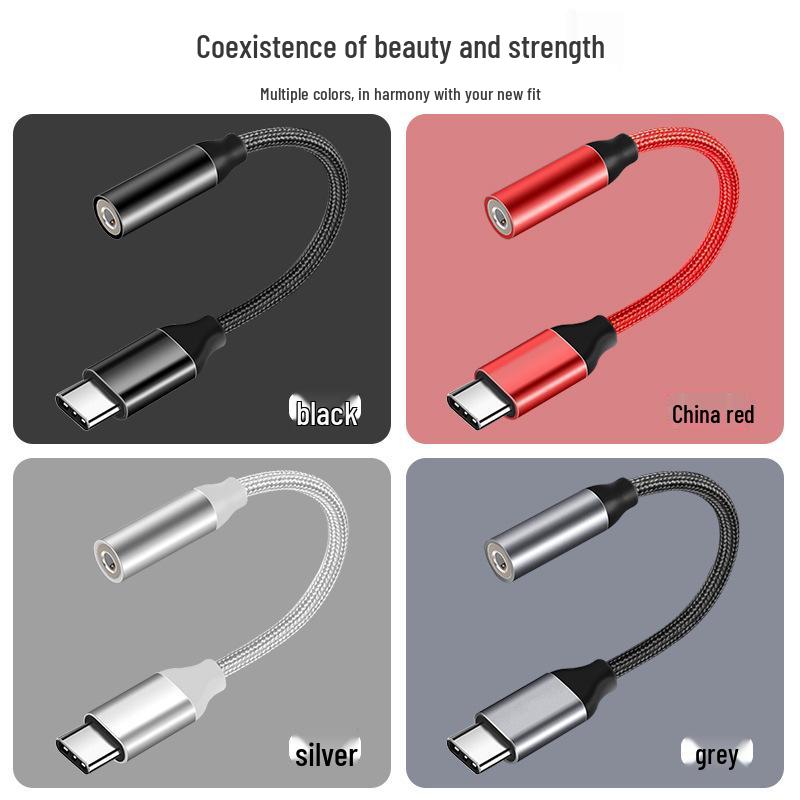 Type-C to 3.5mm Headphone Adapter for Huawei, Samsung, iPad Audio Devices