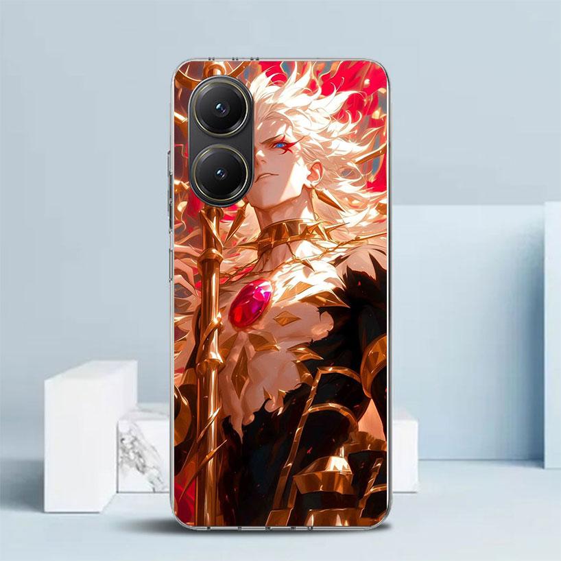 Fate Zero Stay Night Gilgamesh Phone Case For Xiaomi Poco F7 Ultra X5 X6 X7 Pro M7 Redmi 15C 15 13C 13 12C 12 10C 10 10A 9 9C 9A