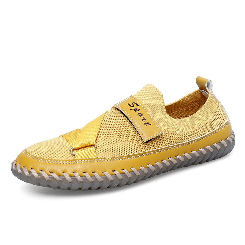 

2025 popular woven large size women s shoes non-slip soft sole women s lightweight casual shoes breathable mother shoes 44