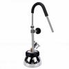 Vaporizador de Leite de Aço Inoxidável 2 Bares Máquina de Vapor para Ferver Água e Espumar com Bico de 3 Furos Manômetro de Pressão para Fogão de Indução
