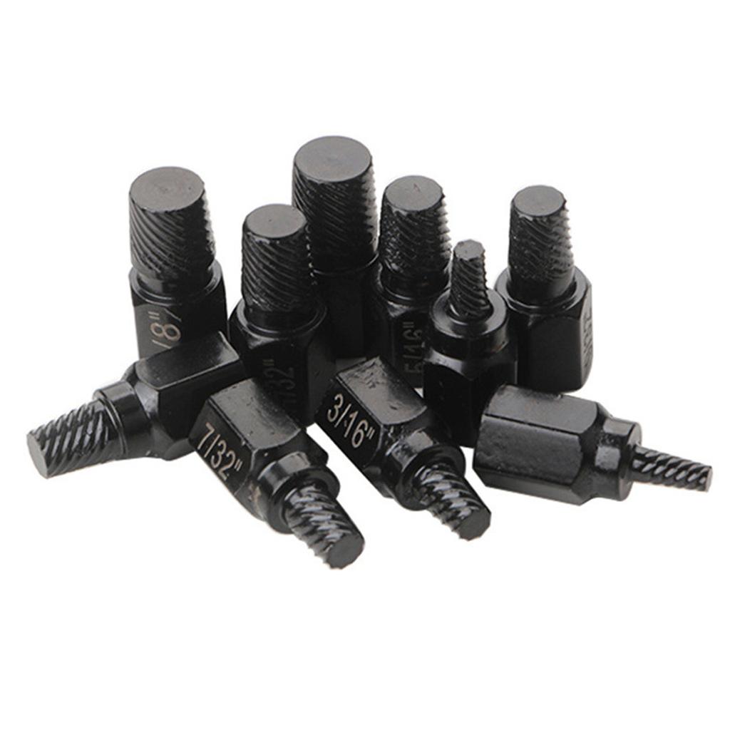 Set de extractoare de șuruburi prelucrate cu precizie 10 bucăți, set de extractoare de șuruburi ușor de scos pentru instrumente mecanici, artiști, amatori