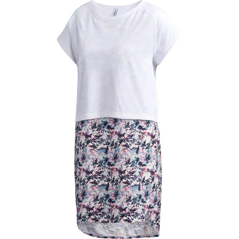 

Adidas Удобное Повседневное Легкое Лоскутное Модное Платье с Коротким Рукавом Женские Платья Многоцветное DU2370 S