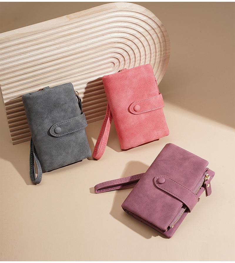 Elegant Women's Short Wallet - Multifunctional, High Capacity, Fashionable with Multiple Card Slots & Coin Pocket