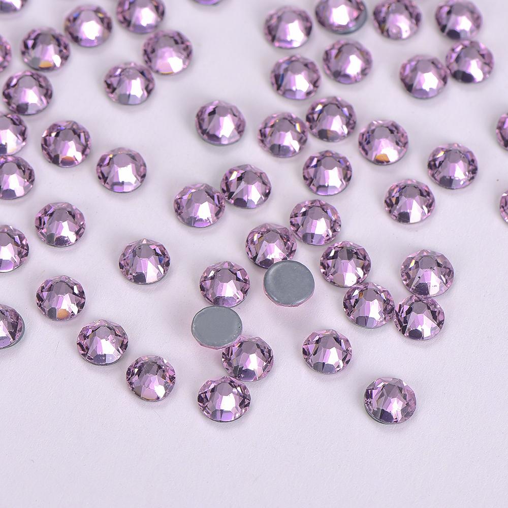 Strass Sewing Fabric Crystal Garment Hotfix Diamond Rhinestone Small Clear Flatback 70 Colors AB 8 Big and 8 Glass