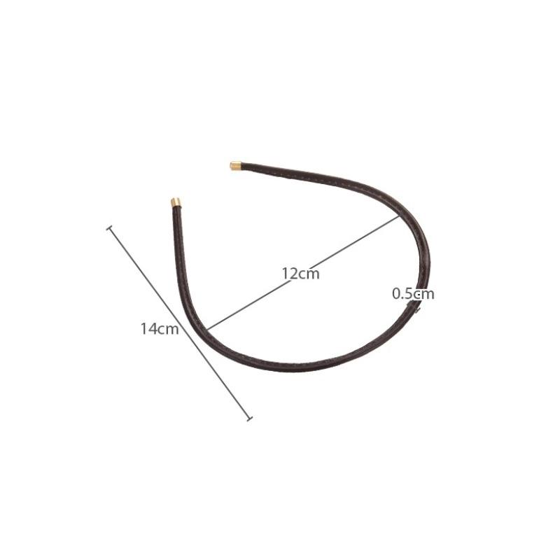 Új egyszínű hajkarika hajpánt Elegáns fejfedő női haj kiegészítők arcmosó hajpánt bőr fejpánt nőknek