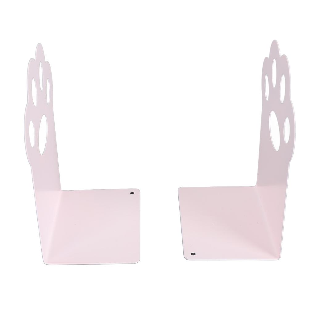 Metal Bookends Cartoon Cat Claw Decorative   Desk Magazine Book Ends for Home School  