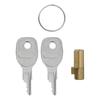 Caravan Plug In Ball Hitch Trailer Coupling Lock Anti Theft Clutch Lock With 2 Keys Campervan Ball Cover Lock Core RV Accessory