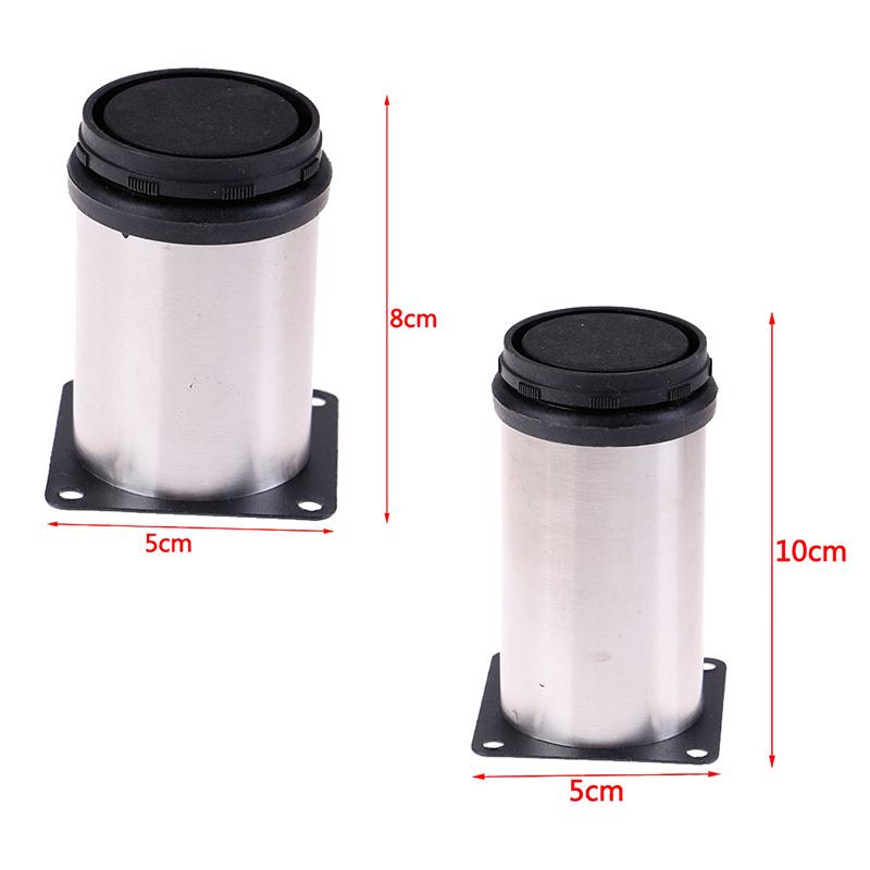 Adjustable Cabinet Legs Stainless Steel Kitchen Feets Round Stand Holder Durable