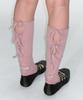 CRANK Knit Ribbon Leg Warmers_Pink
