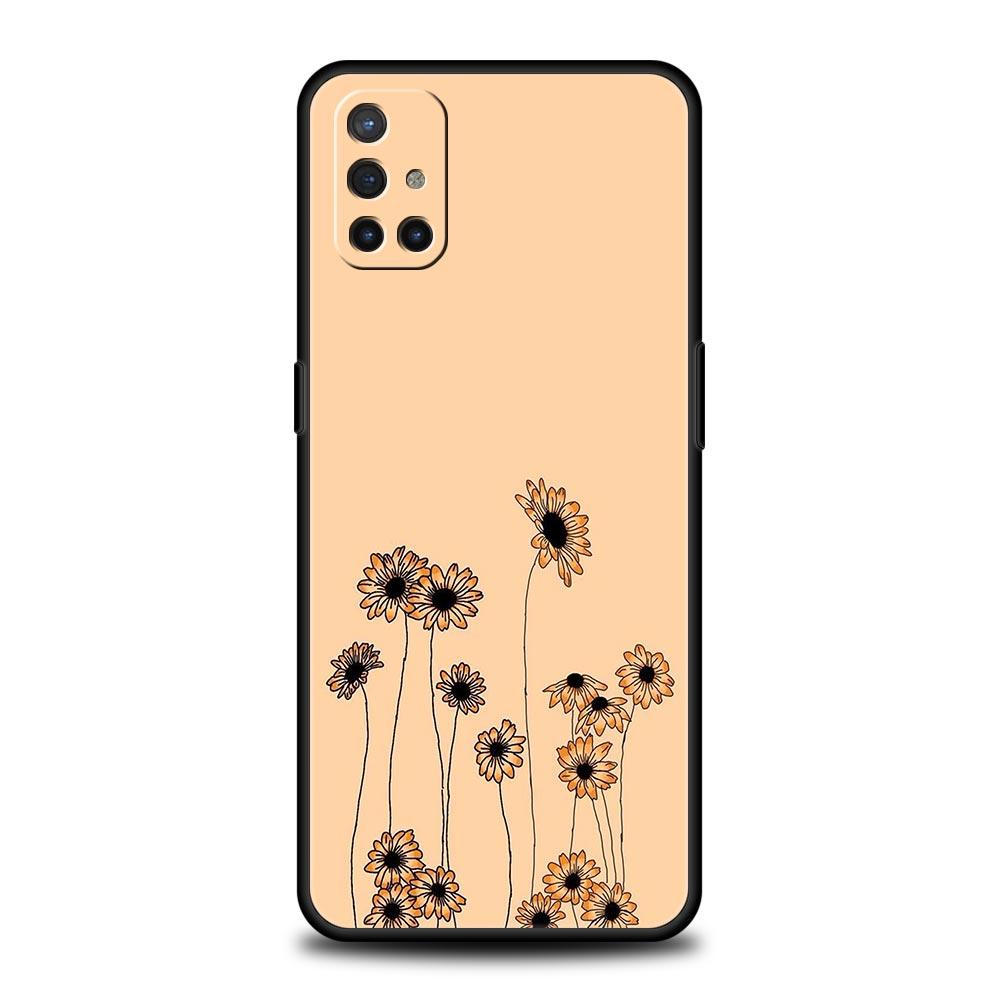 Elegant Flower Phone Case For OnePlus 13 12 11 10 9 8 7T Pro 13R 12R 10R 9RT 8T Nord N200 N30 2T CE 2 3 5G Lite Soft Cover