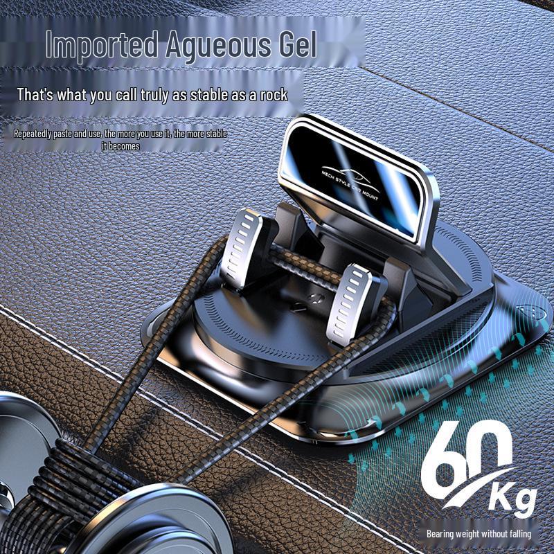 Rotating Non-Slip Car Dashboard Phone Holder with Suction Cup