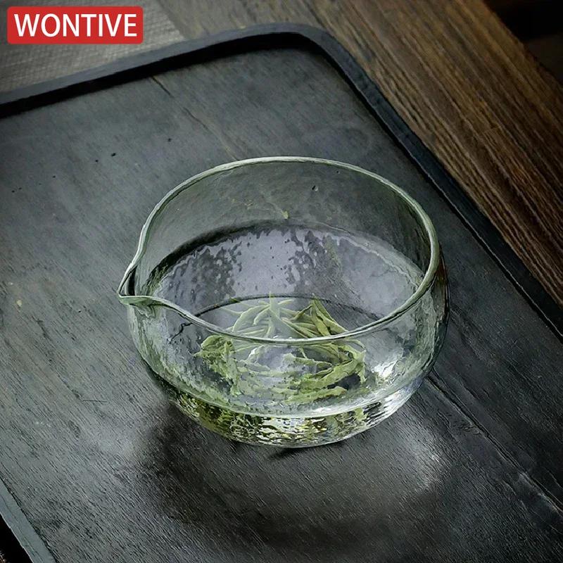 1 Stück Japanische Matcha-Schale Hammertextur Glas Teeschale Teezubehör Song-Dynastie Teewerkzeuge Vintage Kung Fu Teeschale