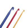 3 Pcs Afghan Crochet Needle Set Ergonomical Crochet Hook with Threading Hole Knitting Needle Crochet Supplies