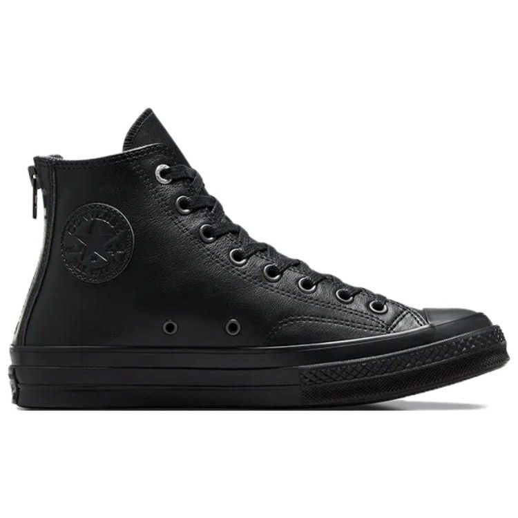 Converse Chuck 70 Back Zip Comfortable Durable Shock Absorption High Top Canvas Shoes Unisex Sneaker Black A08159C