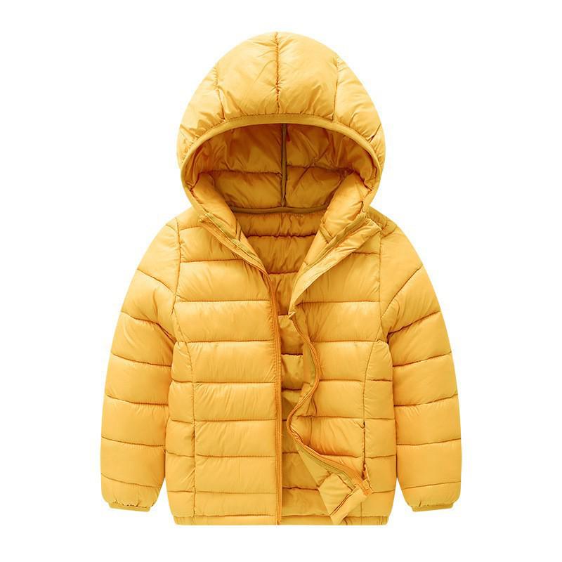 

2026 Lightweight Children s Hooded Down Jacket - Boys & Girls Cotton Outerwear 140 cm