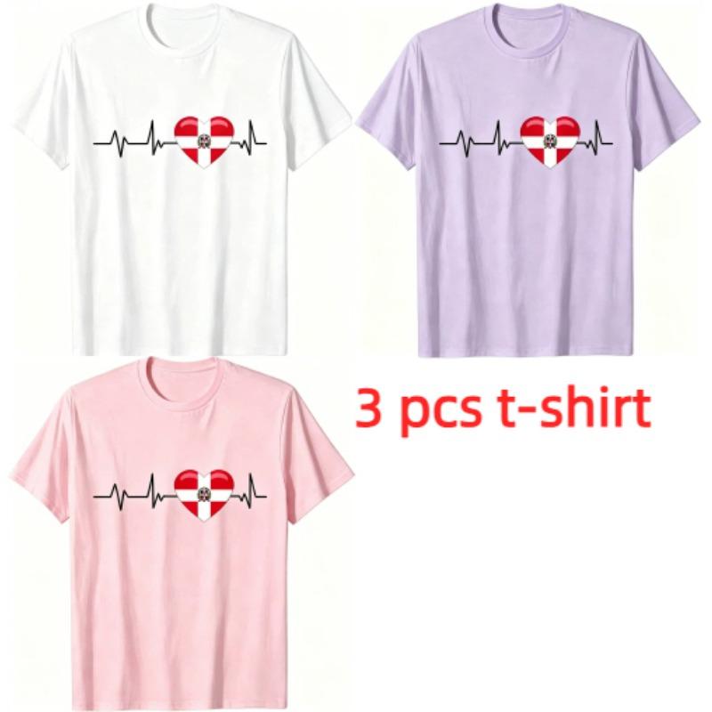 Fun I Love Austria Pattern Print Kids T-shirt Summer Girls Boys Casual Fashion Tops Kids O-Neck Short Sleeve T-shirt Clothing