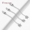Rhodium Plated Butterfly Extension Chains with Lobster Clasps Connector For Jewelry Making DIY Bracelets/Necklace Chain Extender