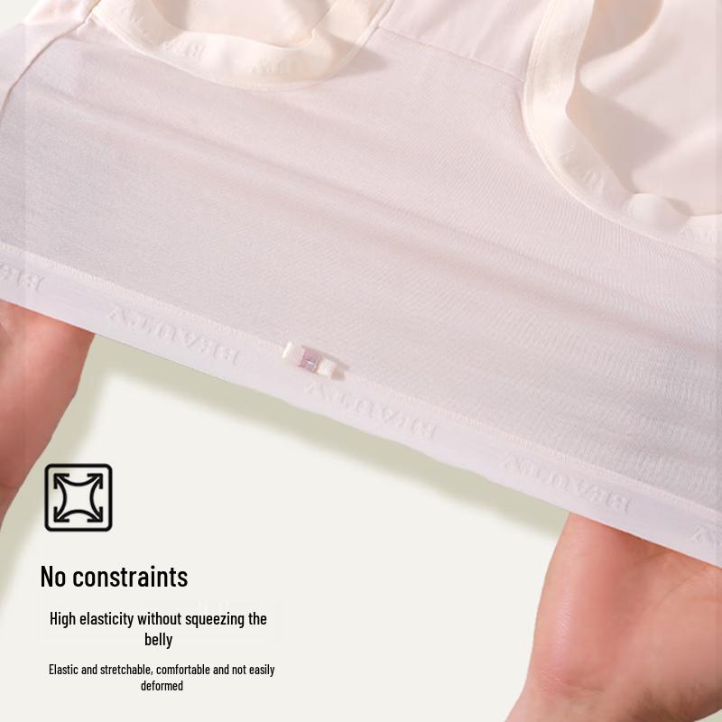 GUJIN Women's 3-Pack Mulberry Silk Crotch Briefs