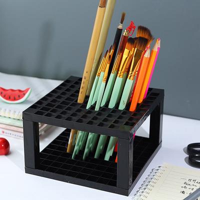 1ks štětců na make-up Držák štětců Organizér na make-up Odnímatelný držák na tužky s 96 otvory na stůl Pensart malířské potřeby