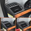 Carbon Fiber Car Dashboard Panel Left Right Air Outlet Panel Frame Decoration Sticker For Mercedes Benz E Class W211 2003-2009