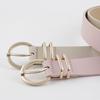Damen Gürtel Verstellbare Länge Kunstleder Gürtel Jeans Kleider Hemden Pullover Bund Vielseitig Einfarbige Taillengürtel