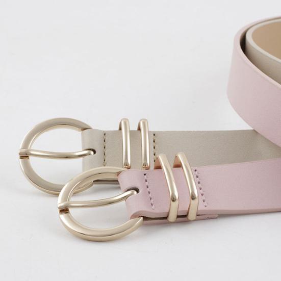 Damen Gürtel Verstellbare Länge Kunstleder Gürtel Jeans Kleider Hemden Pullover Bund Vielseitig Einfarbige Taillengürtel