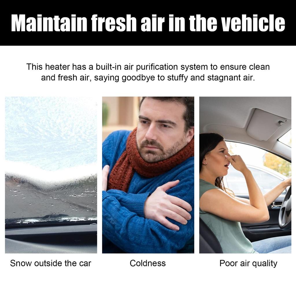 Rayhong Portable Mini Solar Vibration Car Fan Wireless Interior Air Circulation Device Winter Auto Decor & Accessory 1pcs