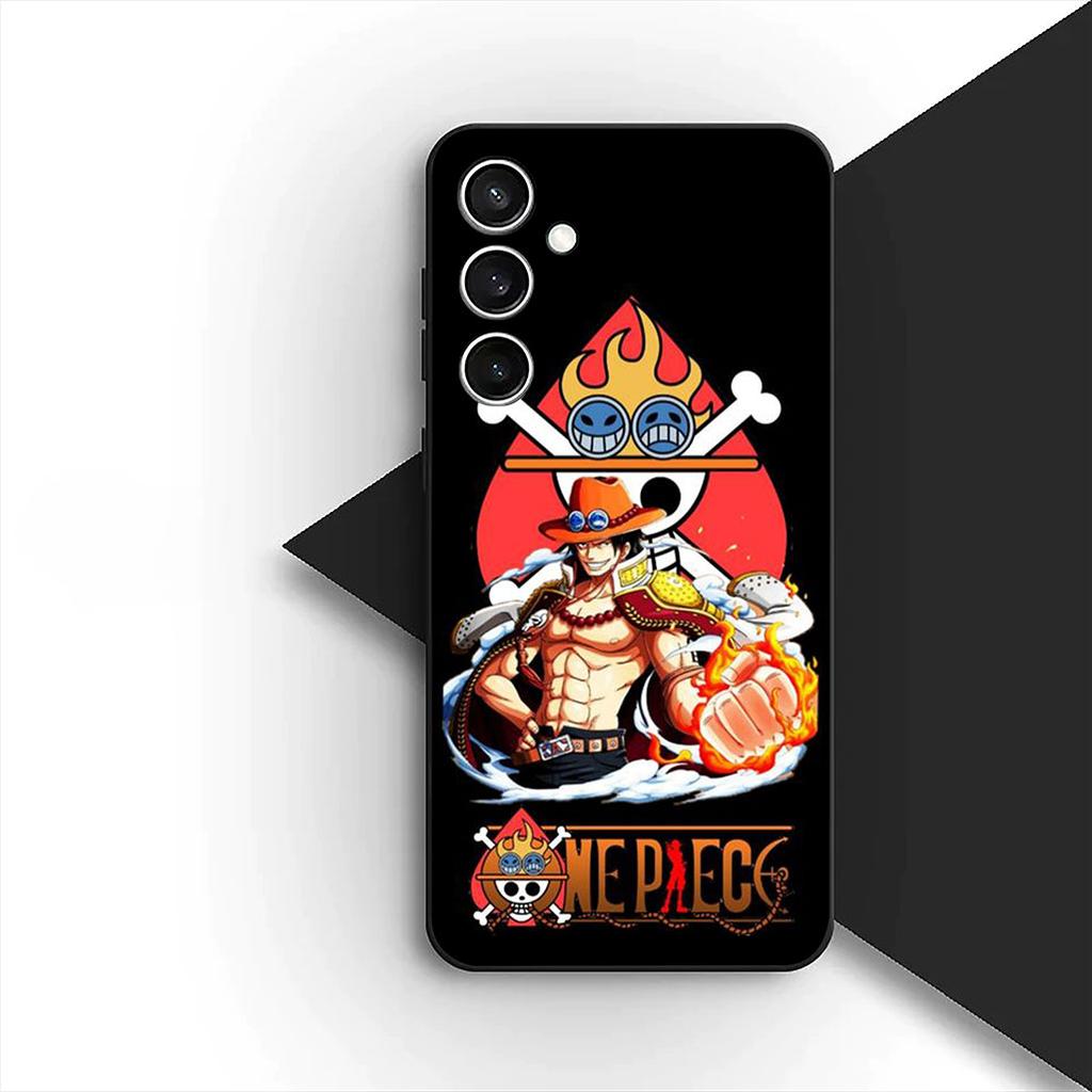 Portgas D Ace One Pieces Luffy Phone Case for Samsung Galaxy S10 S8 S9 Plus A33 A34 A31 70 A71 A72 Note 20 9 8 S10E Cover