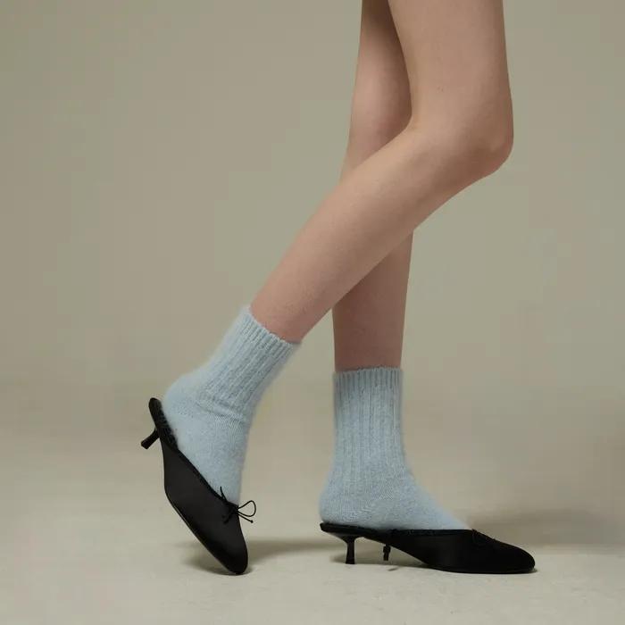 Roomy Angora Socks