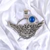 Natural Gemstone 925 Solid Silver Designer Jewelry Pendant 1.48" Christmas Gift CP-17