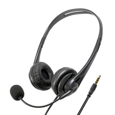Cabo de Mini Plugue Estéreo Tama Electronics TSH70K com Filtro de Vento e Fones de Ouvido Leves com Fio para e Ideal para Headset de Conferência Web, 3,5 mm