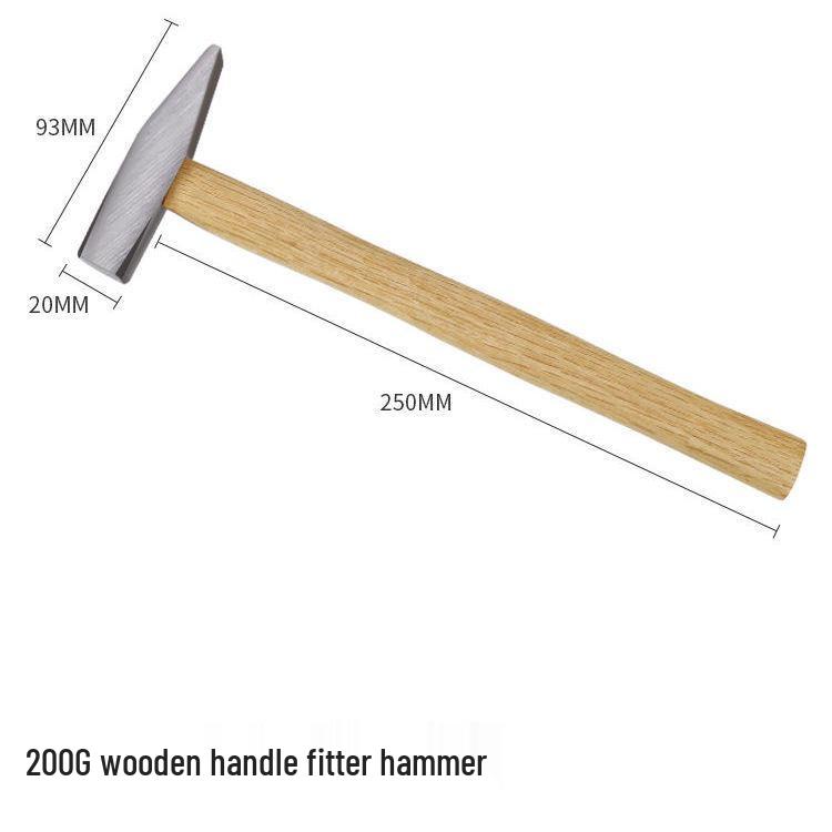 Wytrzymały Młotek Ośmiokątny z Kwadratową Głowicą i Drewnianą Rękojeścią do Prac Rozbiórkowych i Murarskich