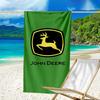 Prosop de Plajă din Microfibră cu Design John Deere, Ușor și cu Uscare Rapidă, pentru Călătorii de Vară, Esențial pentru Plajă, Piscină, Exterior