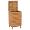 Laundry Basket 40*40*70 cm Solid Teak Wood